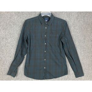 ClockHouse Button Up Shirt Men's Medium Plaid 100%‎ Cotton Adults M